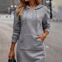 MOXIE - Elegant kjole med hette