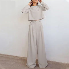 KAMIYAH - Elegant palazzosett i to deler