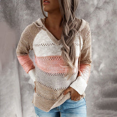 AVALYNN - Stilig v-hals genser