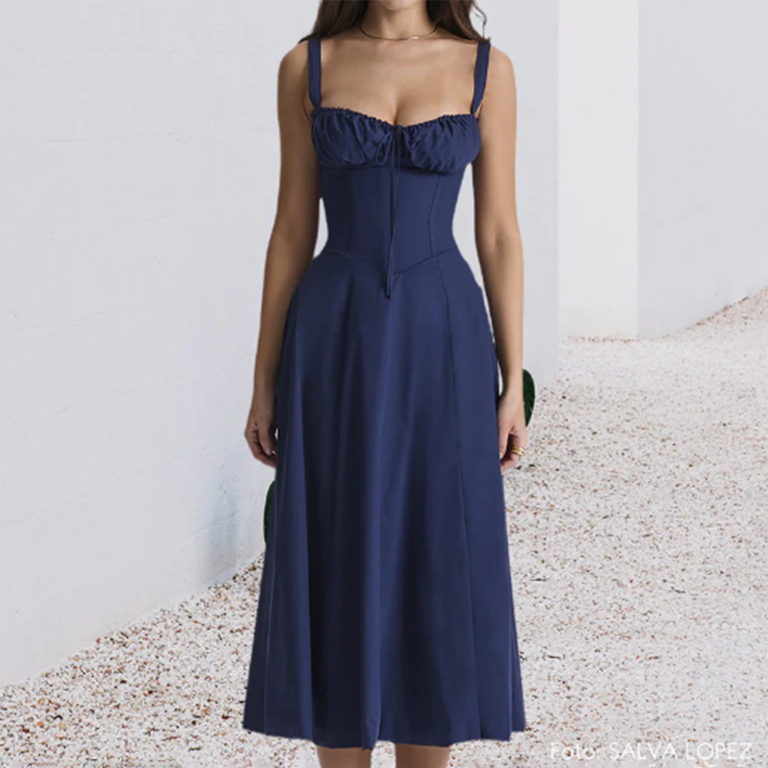 MAIKE - Elegant midikjole