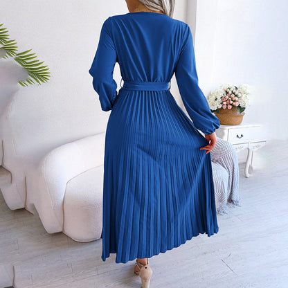 MONIQUE - Elegant plissékjole