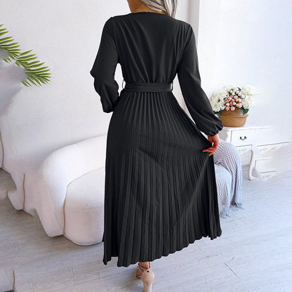 MONIQUE - Elegant plissékjole