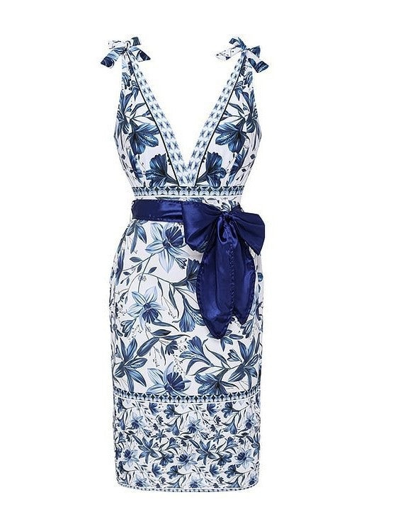 Seraphina | Chic to-dels badedrakt med V-hals