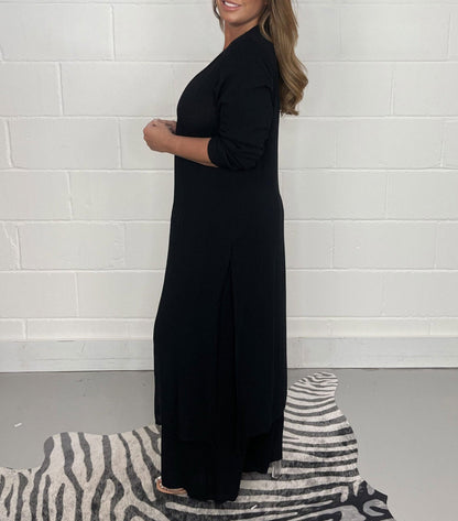 Alejandra - To-delt avslappet sett med V-hals