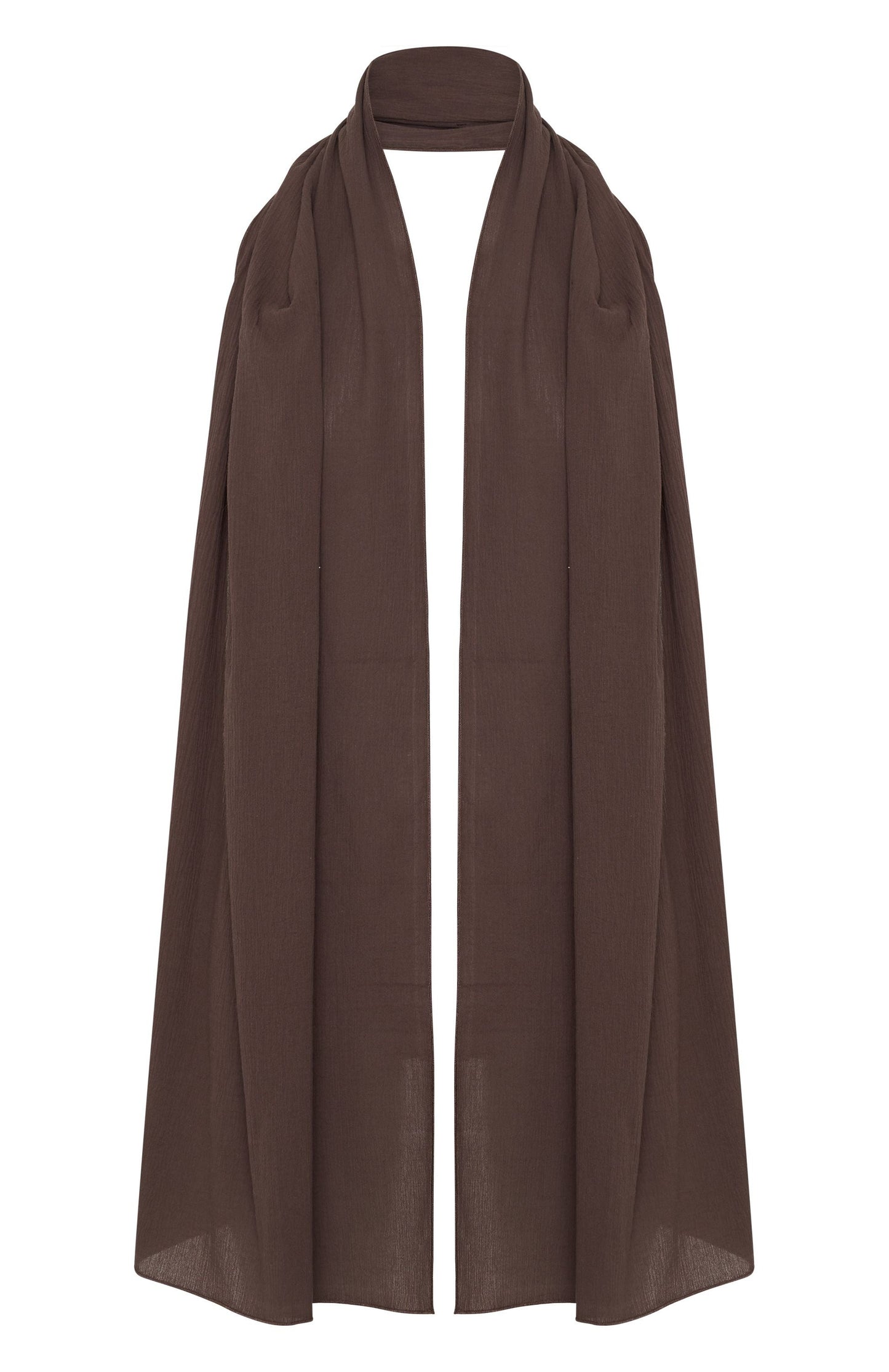 YNDI – Sjokoladebrun bomullssjal