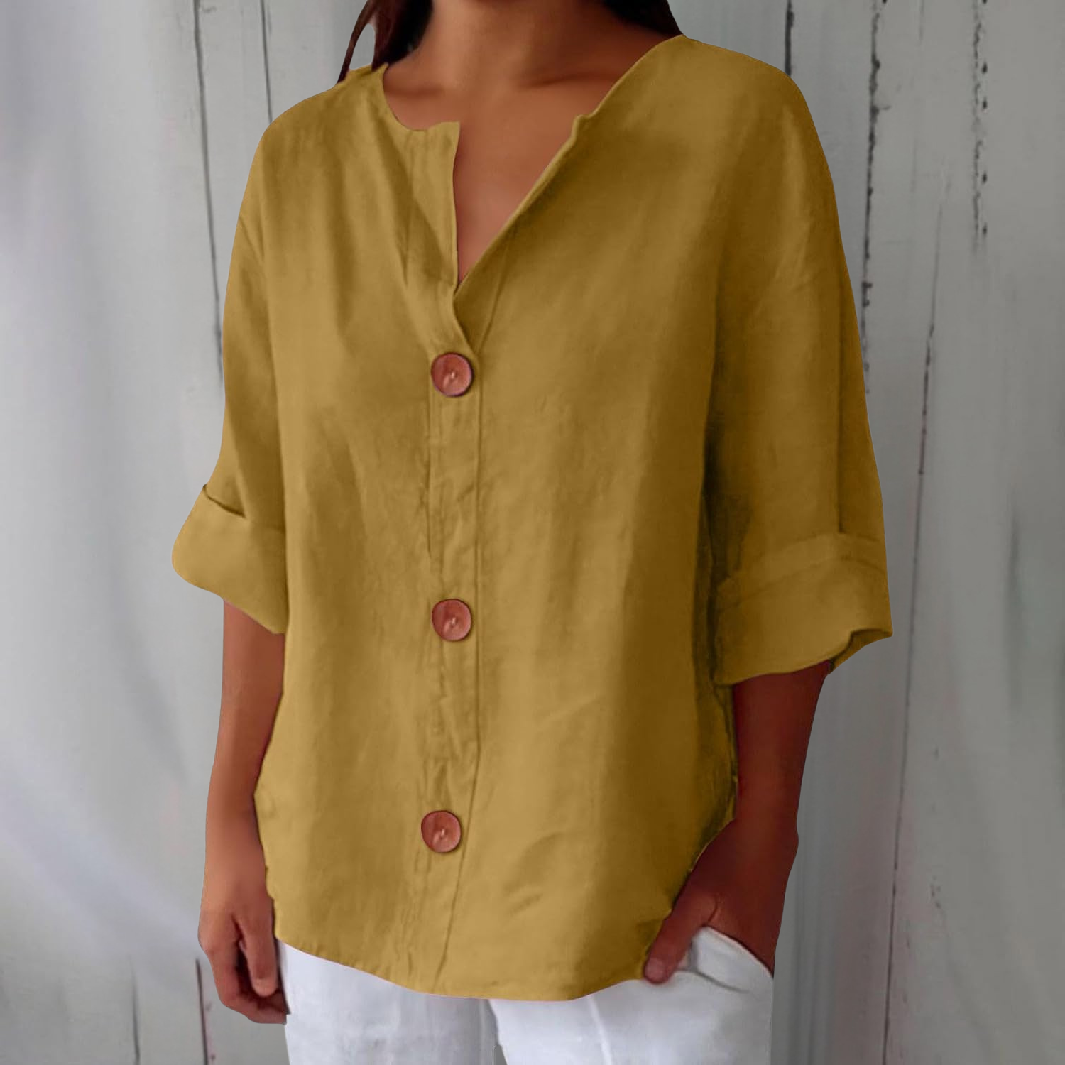 LuftLinn™ – Avslappet sommerbluse i lin