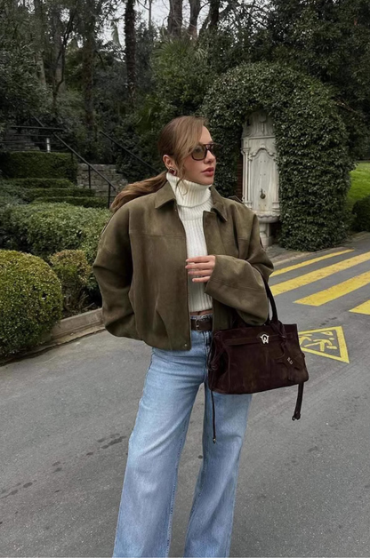 Suedesjakke Ziva | Luksuriøs tekstur, avslappet snitt