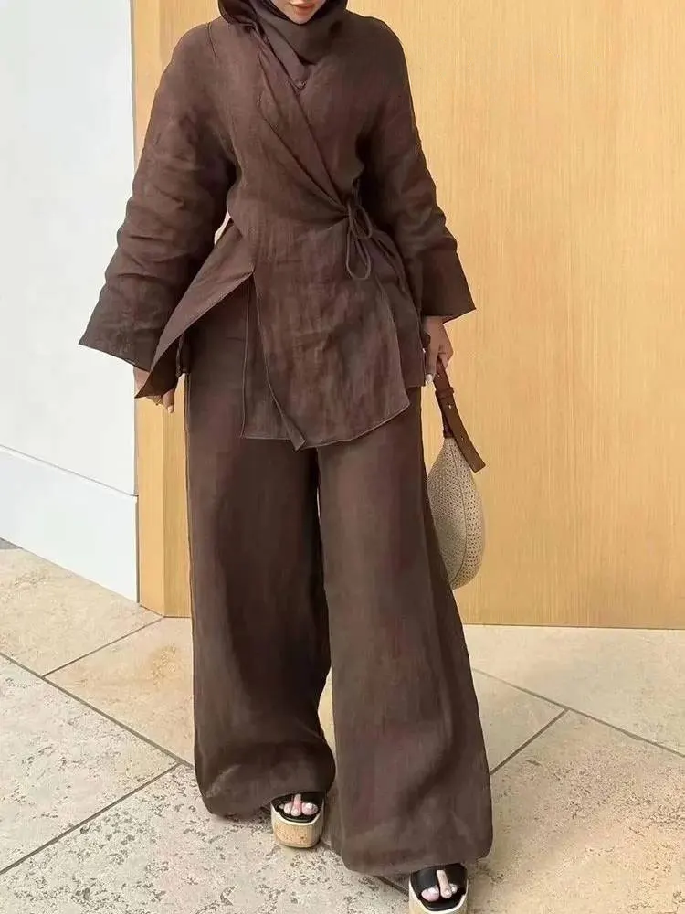 Quinn | Kimonostil 2-delt sett