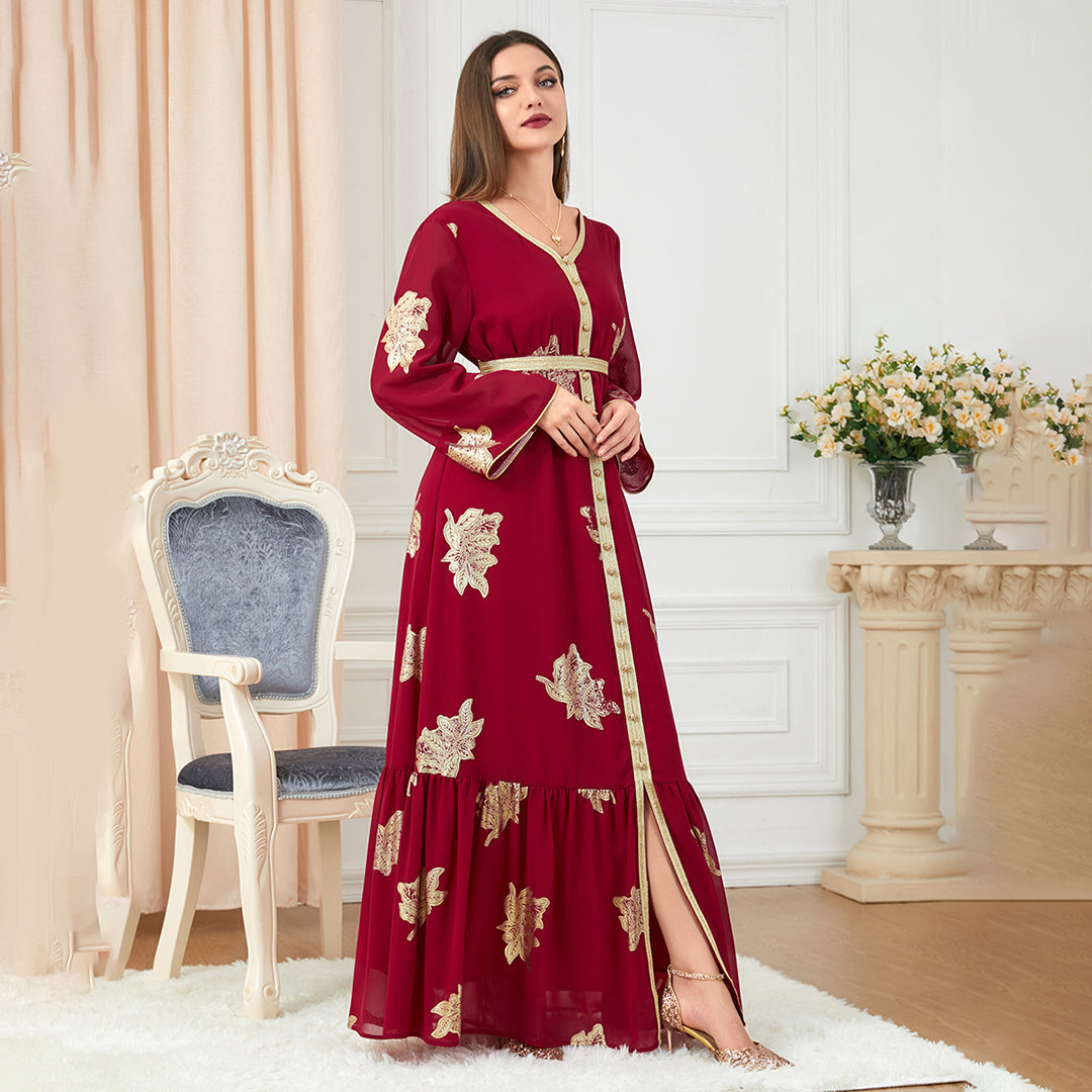 SOPHIE - Elegant sommer maxikjole