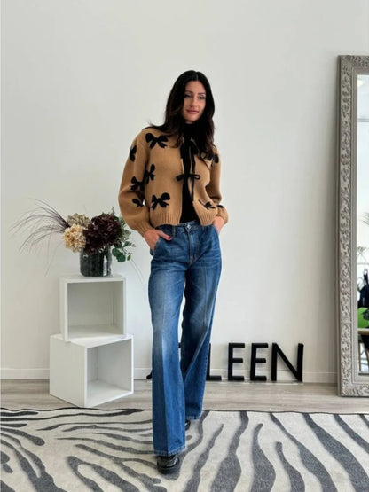 Flavie | Cardigan med sløyfer