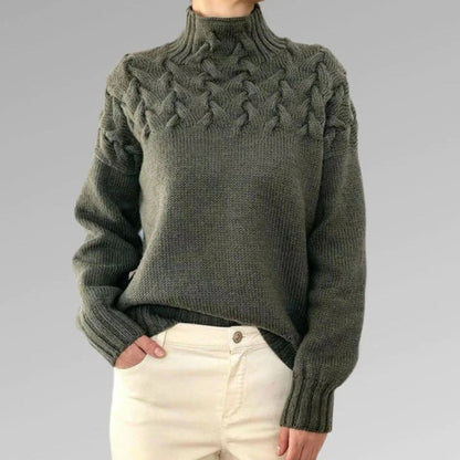 SANSA - Elegant genser med turtleneck