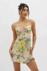 Blomsterformet Fortune Minikjole