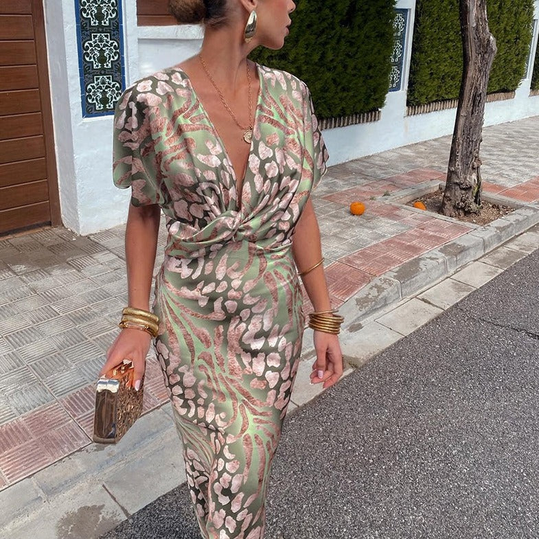Paloma – Vestido Largo de Terciopelo