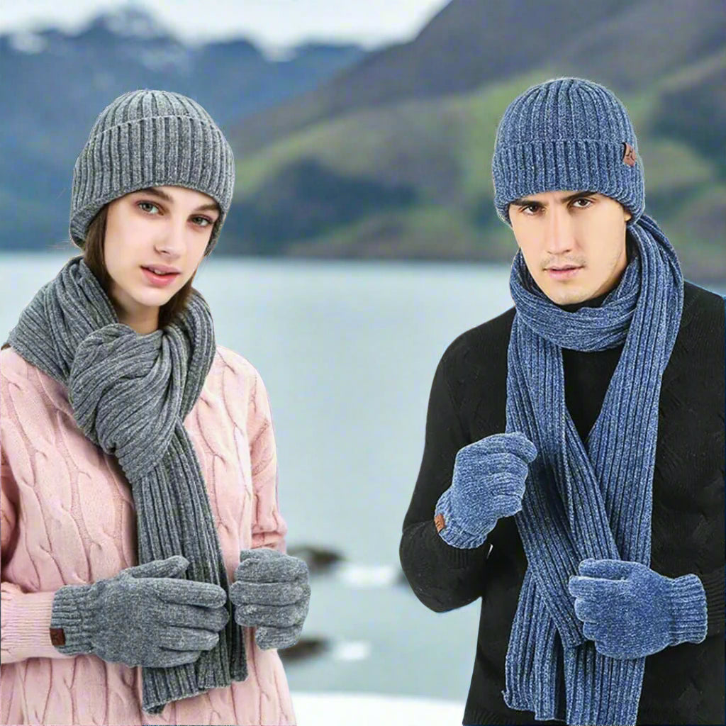 Trio av varme fra snødrift