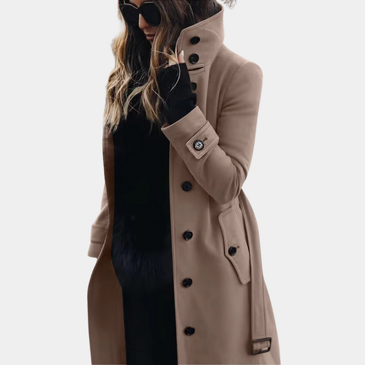 Elegant og varm trench-coat for kvinner