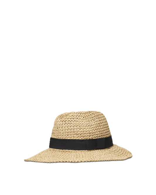 Heklet raffiahatt for dagbruk