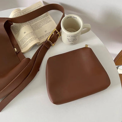 Flair. – Elegant skinn crossover-veske