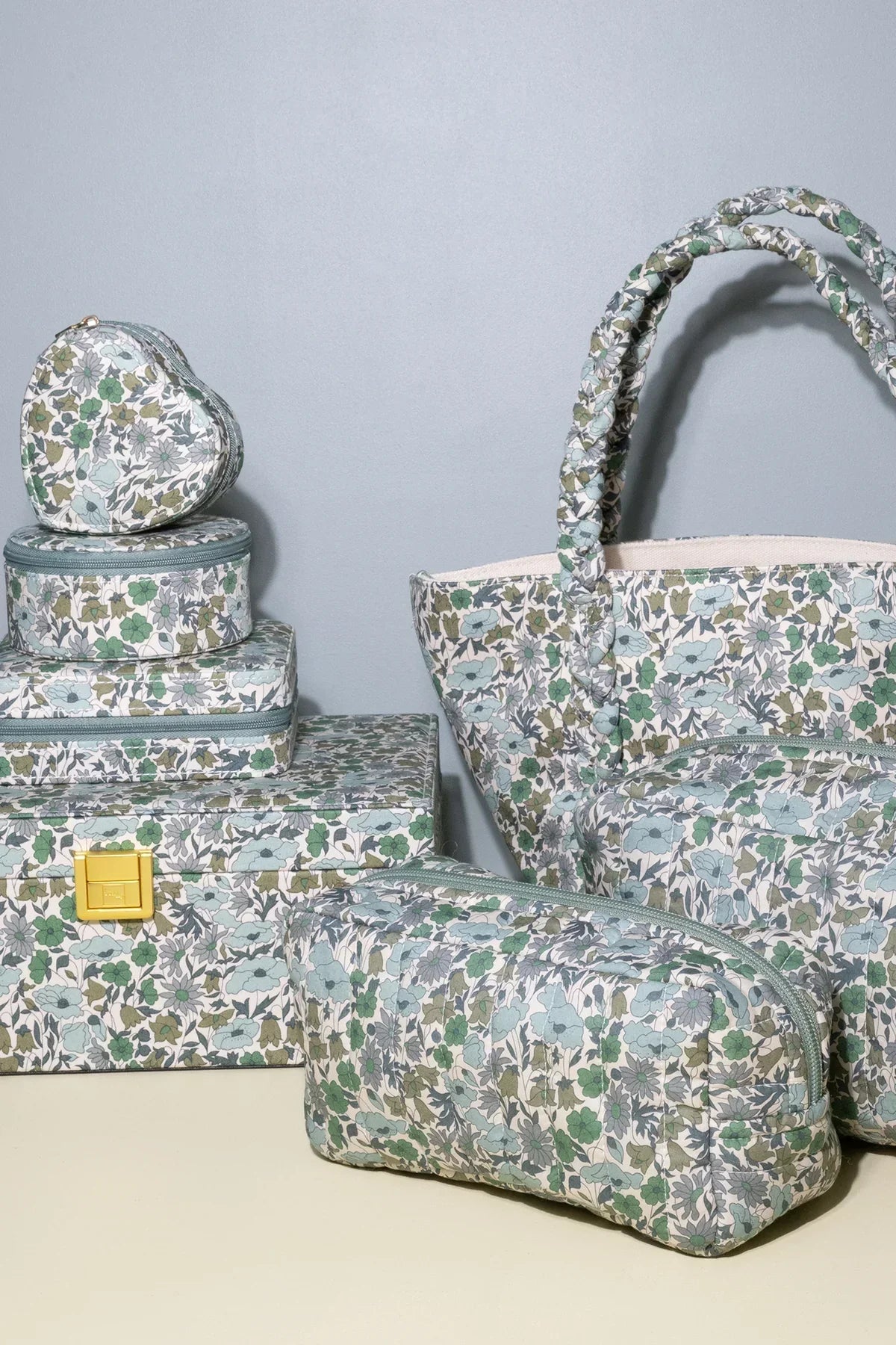 Smykkeskrin - Valmue og blå tusenfryd