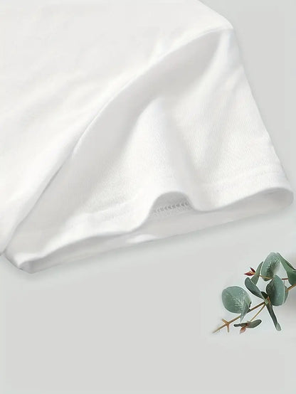 Aimilia - Elegant T-skjorte med Korte Ermer og Blomstertrykk