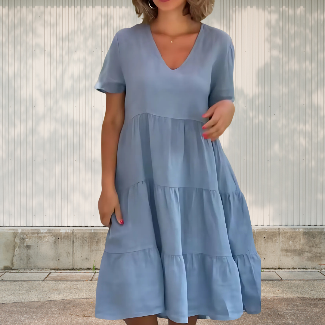 Ruby | Klassisk og komfortabel midikjole