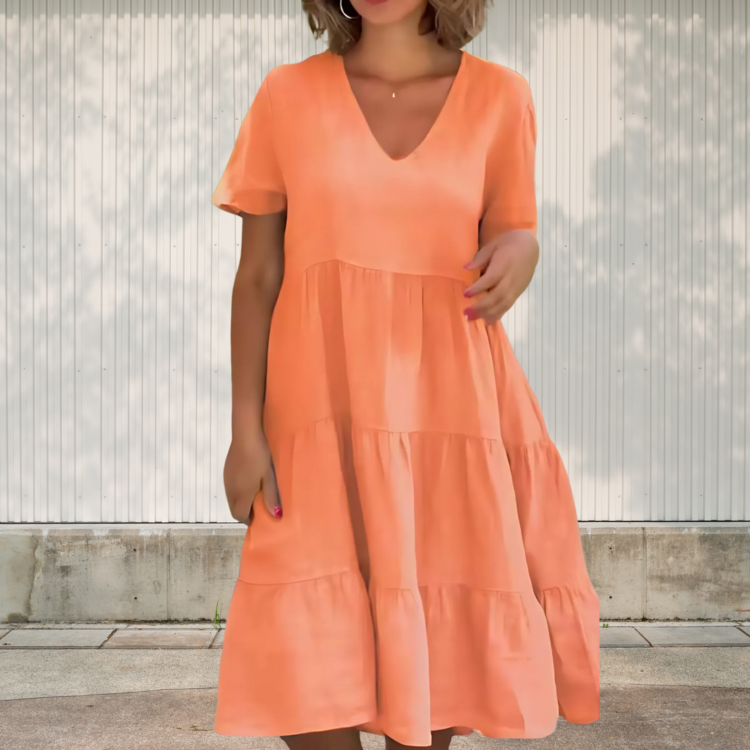 Ruby | Klassisk og komfortabel midikjole