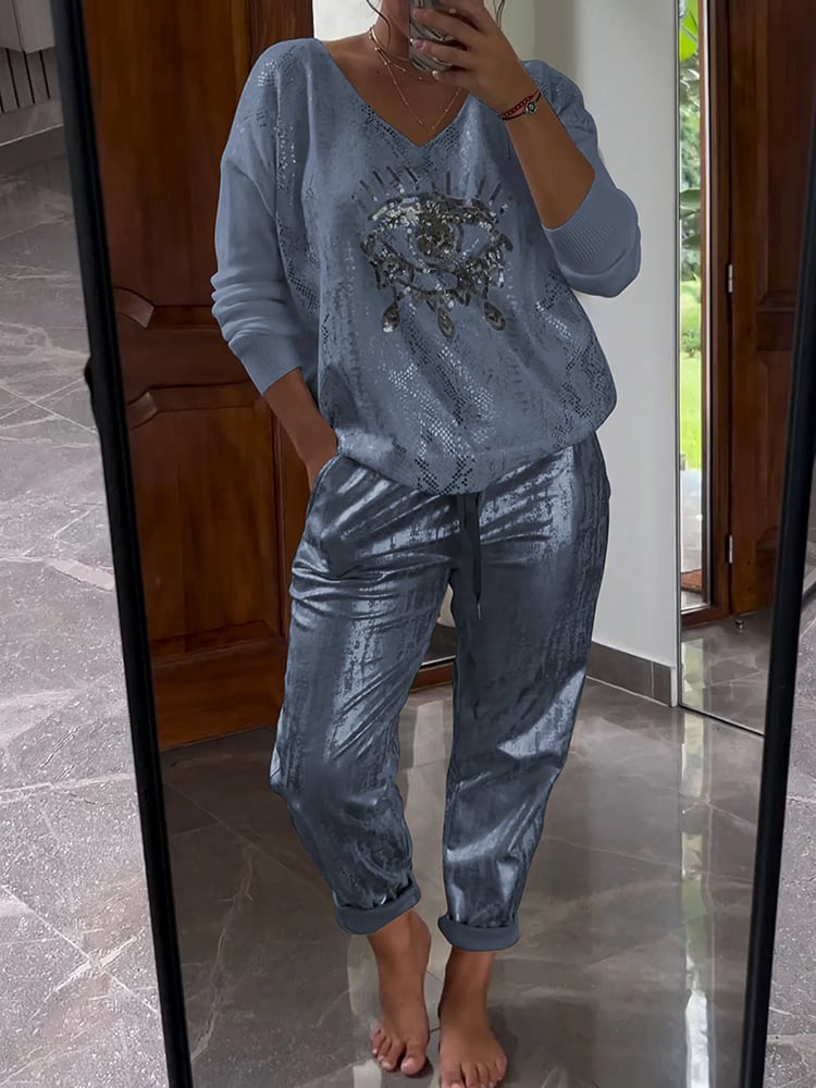 Ethel | Sett med Glitrende og Skinnende Ondt Øye