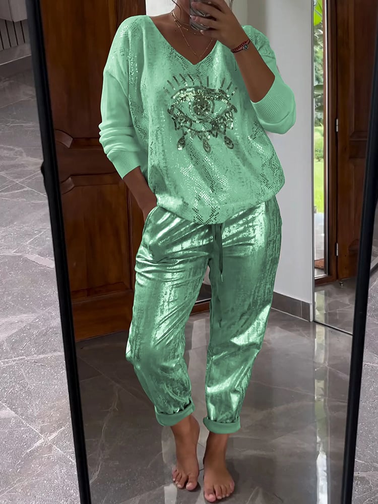 Ethel | Sett med Glitrende og Skinnende Ondt Øye