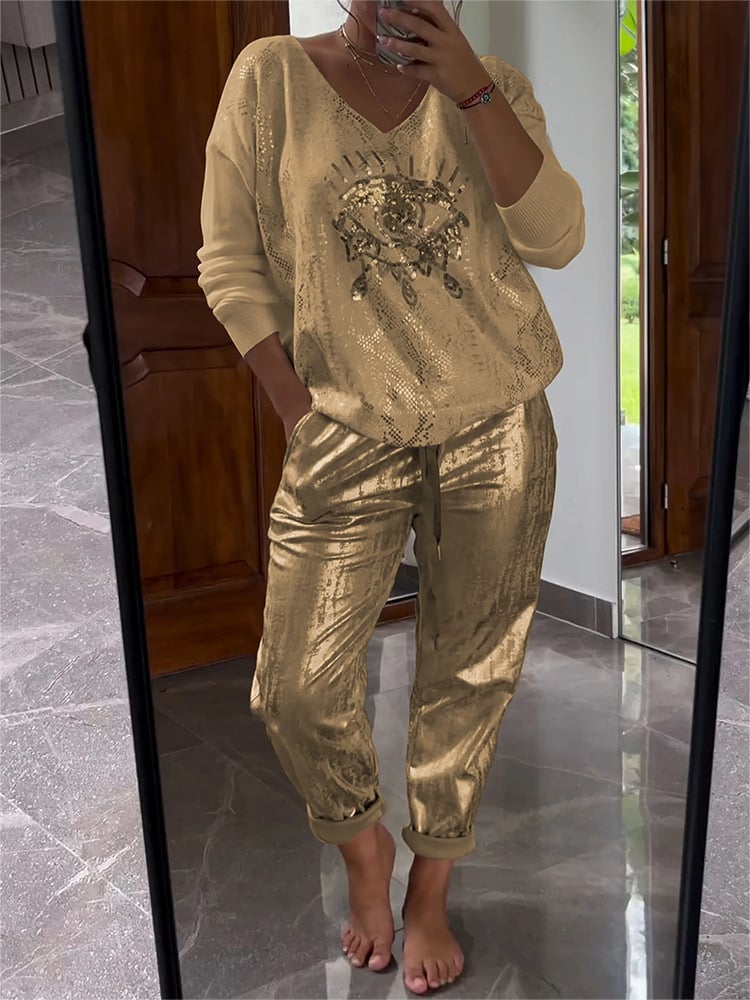 Ethel | Sett med Glitrende og Skinnende Ondt Øye