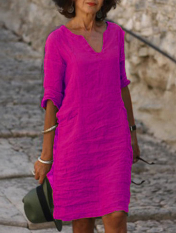 Cassie | V-hals kjole med perfekt passform