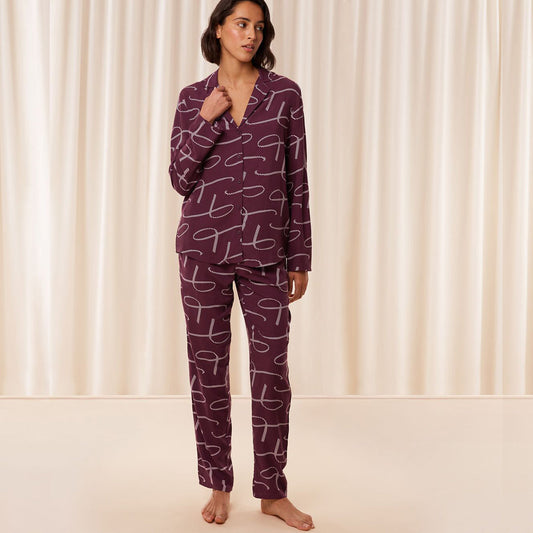 Triumph Boyfriend Fit pyjamas, rød