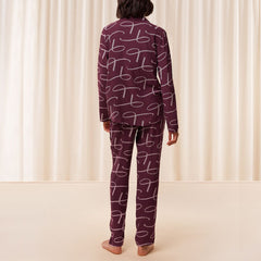 Triumph Boyfriend Fit pyjamas, rød