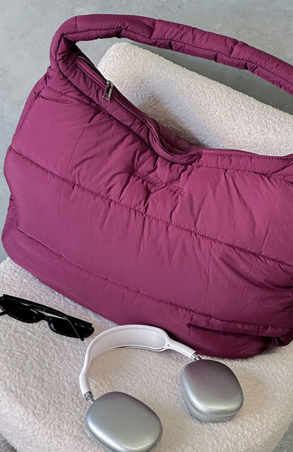 MACIE – Polstret skulderveske med glidelås