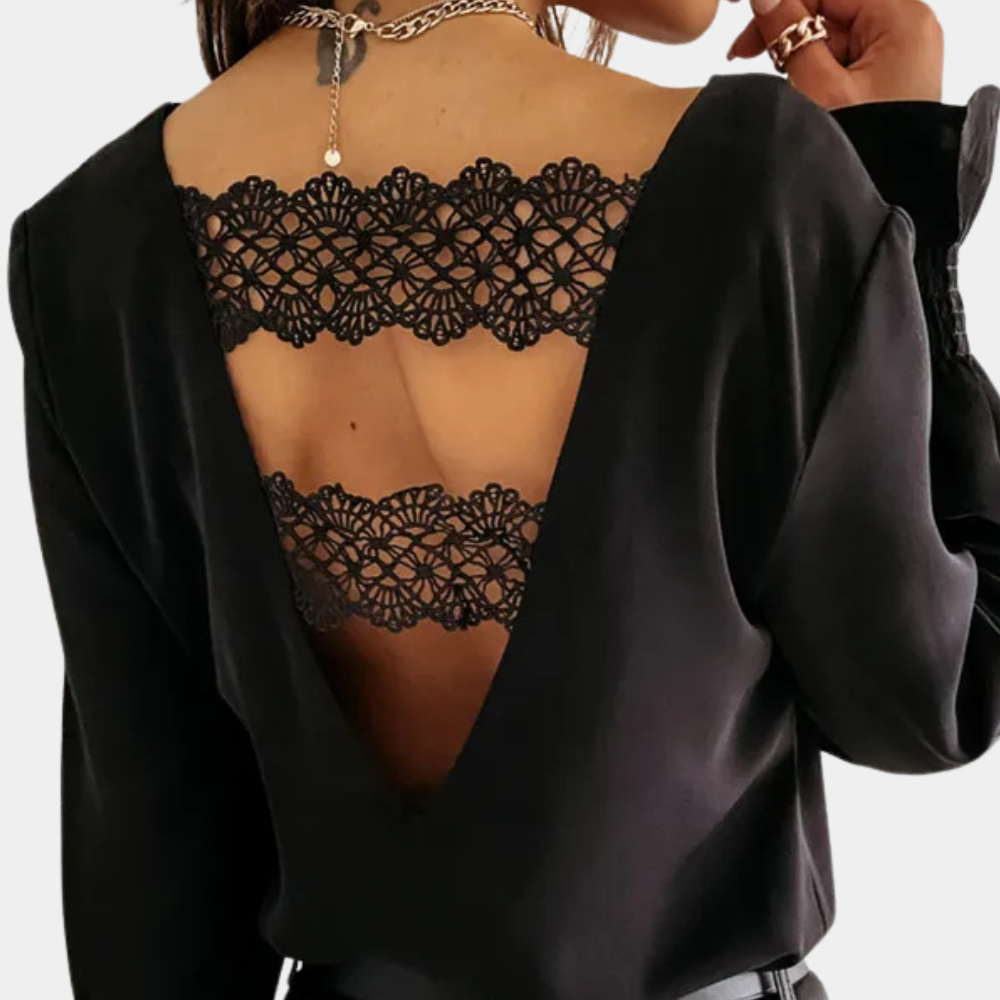 SARA - V-Hals Sofistikert Skjorte for Kvinner - Sommerutgave