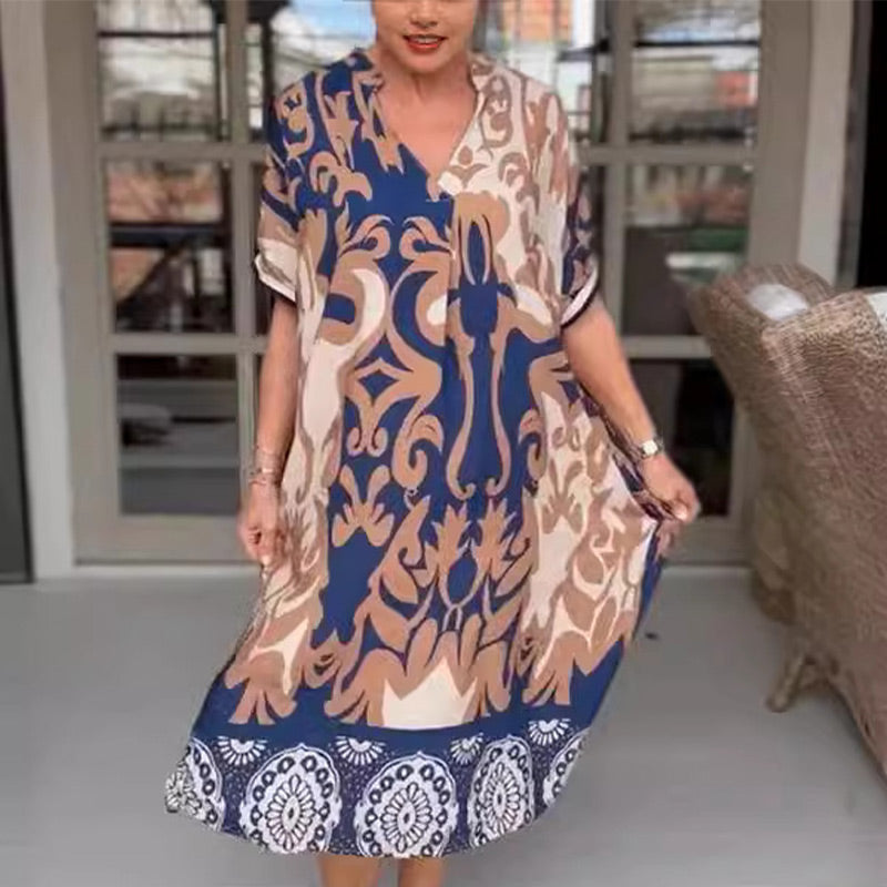 Amelia | Bohemsk kjole med dekning