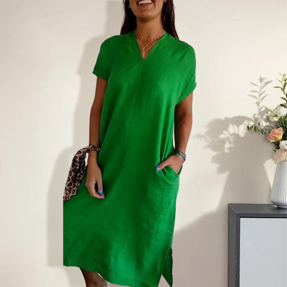 Darlene | Klassisk kjole med V-hals