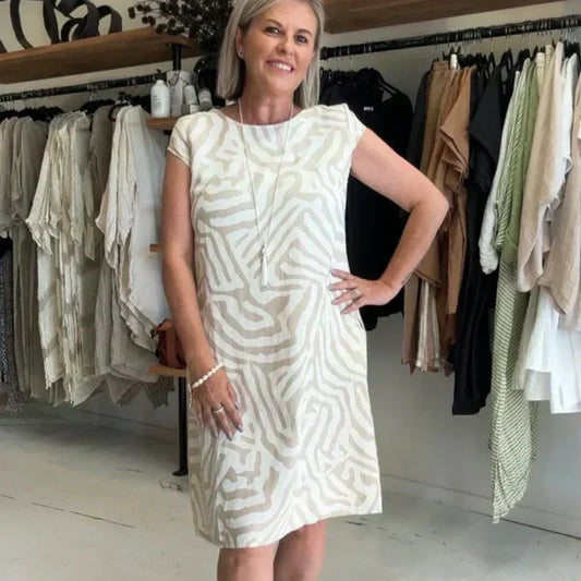 Hallie | Bohemsk trykt kjole