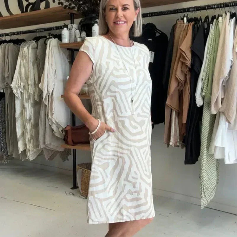 Hallie | Bohemsk trykt kjole