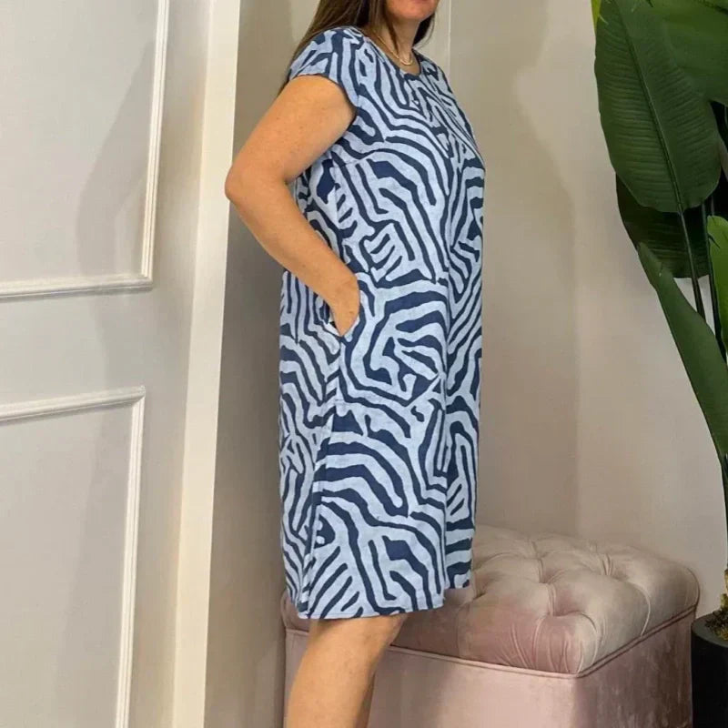 Hallie | Bohemsk trykt kjole