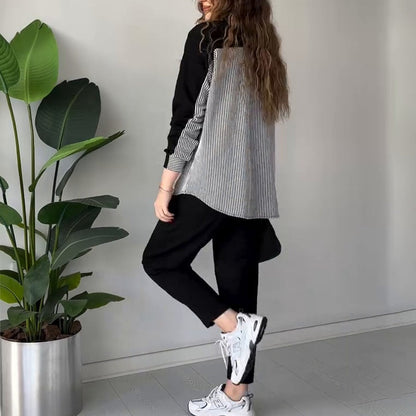 Carina | Chic salongsett med fargeblokker