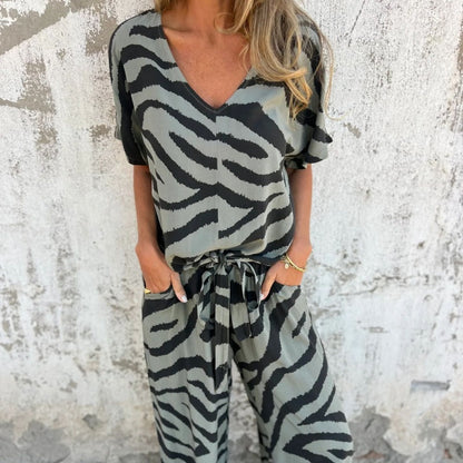 Ginnie | Zebraprint lounge-sett
