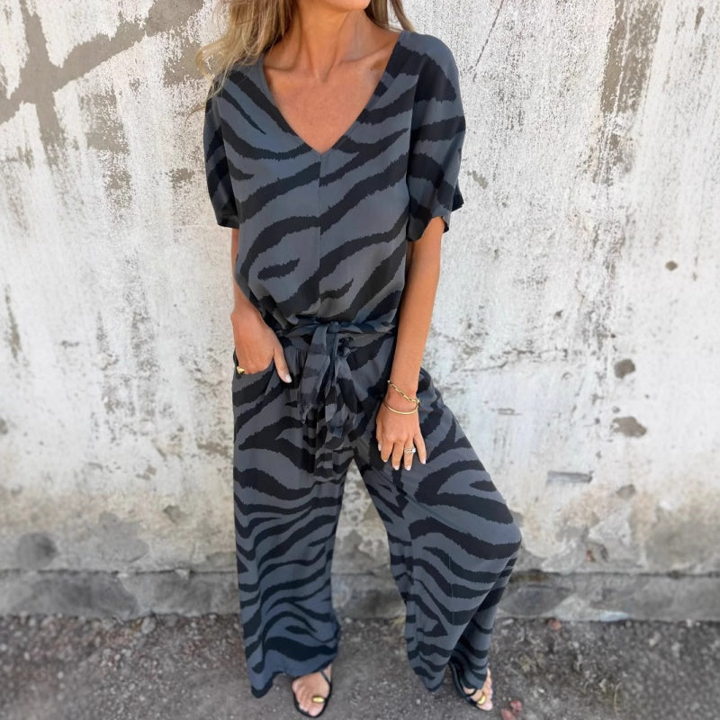 Ginnie | Zebraprint lounge-sett