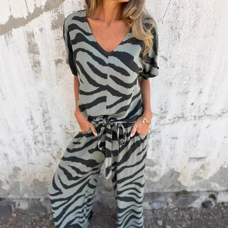 Ginnie | Zebraprint lounge-sett