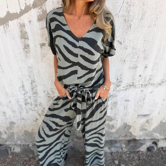 Ginnie | Zebraprint lounge-sett