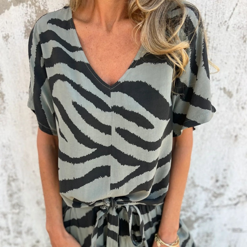 Ginnie | Zebraprint lounge-sett