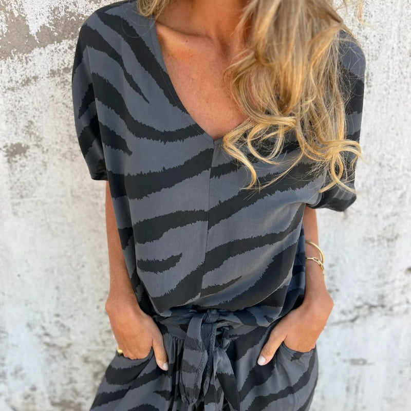 Ginnie | Zebraprint lounge-sett