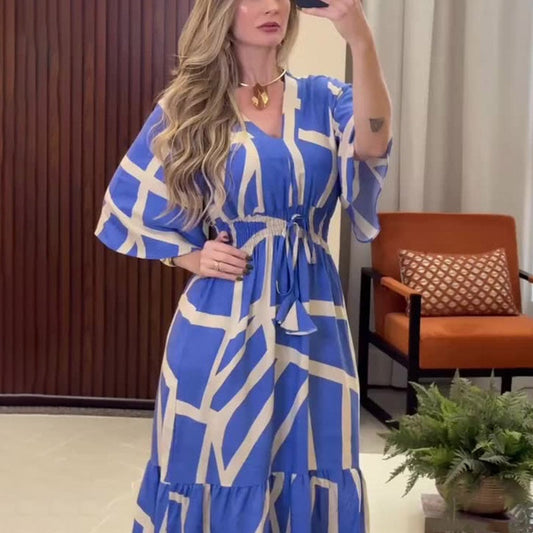 Eunice | Elegant kjole med V-hals