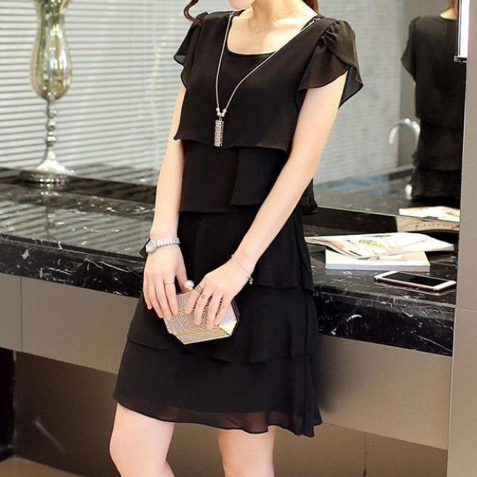 Lesly | Avslappet kjole med volanger