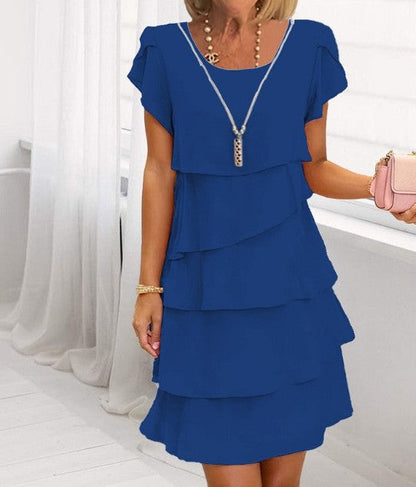 Lesly | Avslappet kjole med volanger