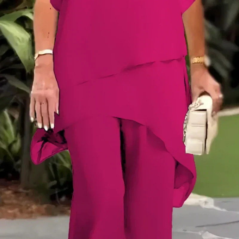 Herlyn | Chic uregelmessig topp og bukse