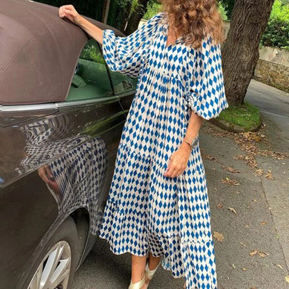 Shira | Bohemsk kjole med V-hals uten anstrengelse